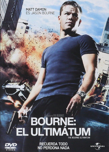 Bourne El Ultimatum Matt Damon Pelicula Dvd