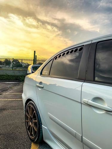 Imagem 3 de 7 de Windows Vent Aplique De Janela Lancer Evo X Ralliart Par