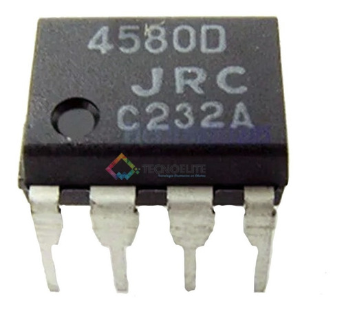 4580d Amplificador Njm4580d Dip-8 Jrc4580d Njm4580 Ci