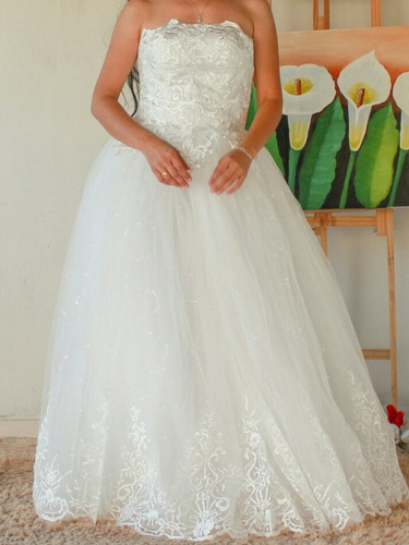 Vestido De Noiva Festa Princesa Longo