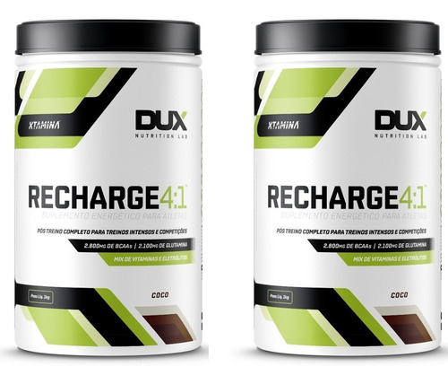 Kit 2x Recharge 4:1 1kg Sabores - Dux Nutrition - Endurox R4