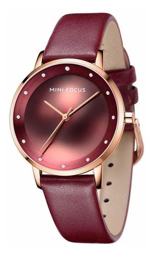 Reloj Mujer Mini Focus Cx-mf0332l. Cuarzo Pulso Rojo En