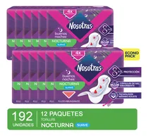 Comprar Toallitas Nosotras Buenas Noches Max Cur-v 12 Paquetes X16 U Nosotras Buenas Noches 110263 Suave - 16 - Pack - 12