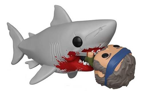 Shark Biting Quint #760 Jaws Funko Pop! Movies Tubarão Sdcc