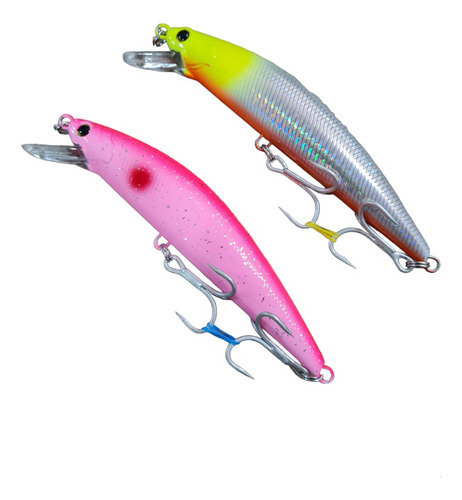 2 Señuelos Killer Pro Para Tiros Largos Pesca