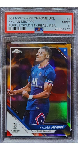 Mbappe Tarjetas Enmarcadas 1 Autografiada Certifica Beckett (Usado)