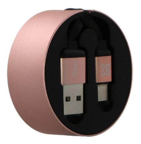 Imagen 2 de 3 de Cable Tipo C Klipxtreme Retráctil Rosado - Market