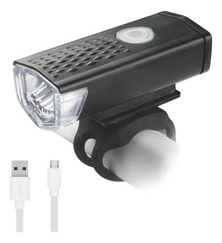 Pack 2 Luces Led Bicicleta Usb Trasera Y Delantera Foco