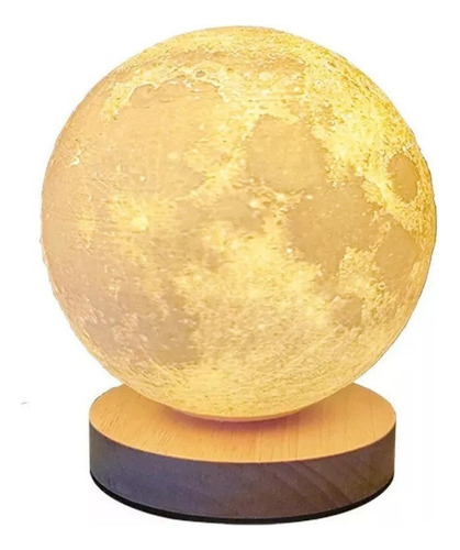 Lámpara Lunar Giratoria Hovering Planet Lamp 12 Cm