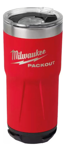 Termo Vaso Milwaukee Sistema Packout 20 Oz Rojo 48-22-8392r