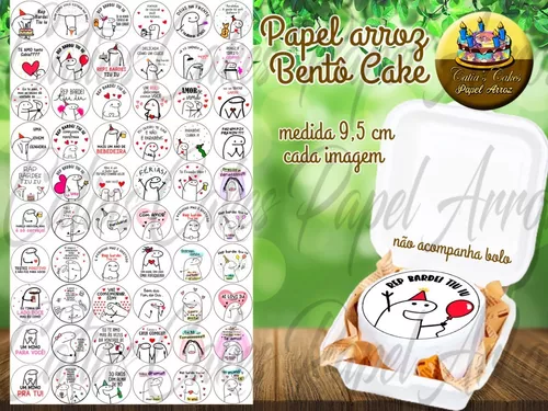 Forma De Flork Meme Apliques Bento Cake