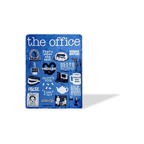 Manta De Felpa Iconografía De The Office | 45 X 60 Pul...