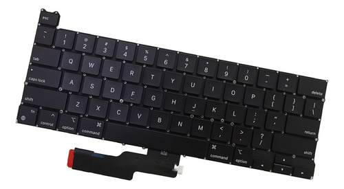 Teclado De Repuesto Para Computadora Portátil Us Black Para