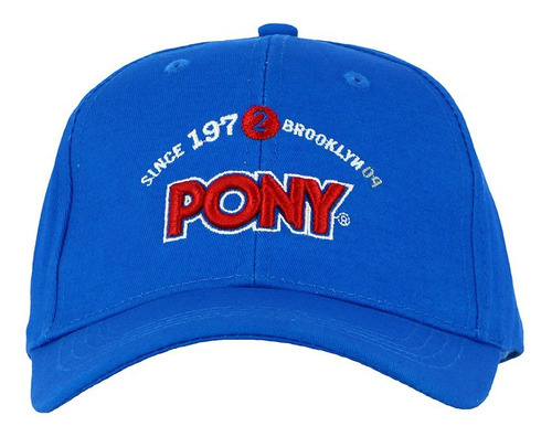 Gorro Pony Cap Since Blue/red