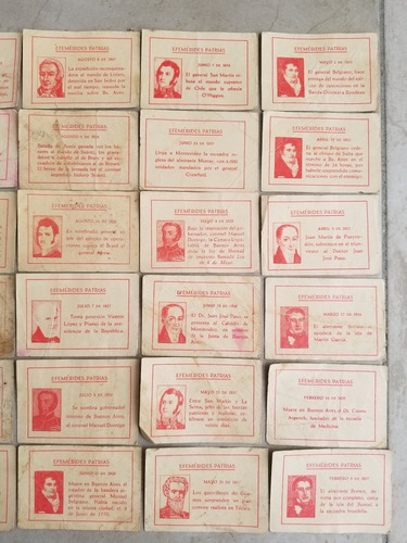 Imagen 3 de 6 de Figuritas Cigarrillos Imparciales Efemérides Patrias. 55270