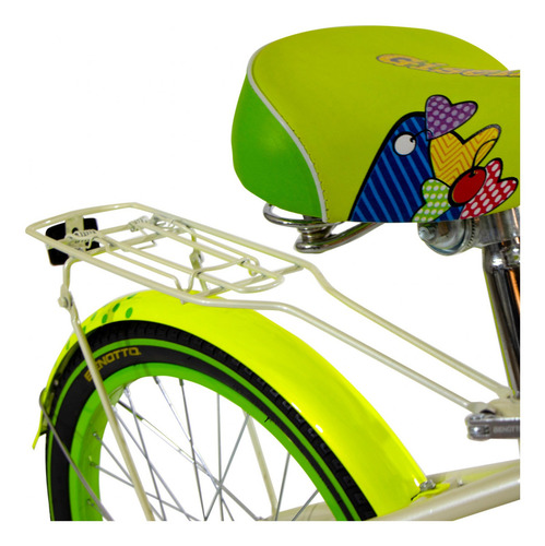 Bicicleta Benotto Cross Giselle R20 Niña Freno Contrapedal Color Verde/Crema Tamaño del cuadro Unitalla