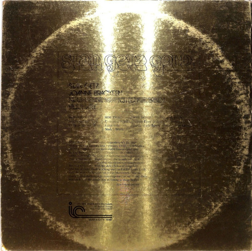 Stan Getz Quartet - Stan Getz Gold - Happy 50th Stan - Lp (Usado)