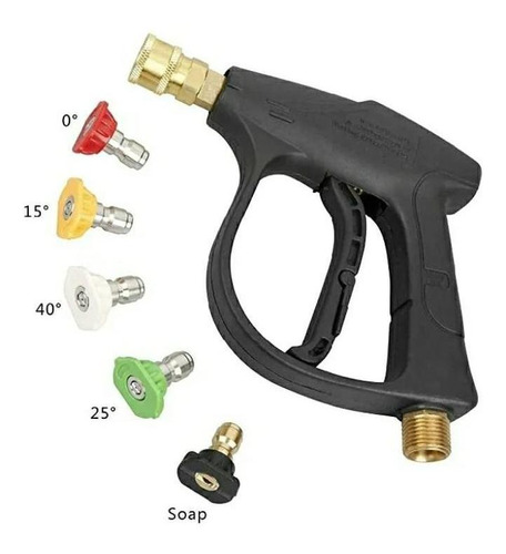 Pistola Corta Para Hidrojet Con 5 Boquillas Reg. 3200psi