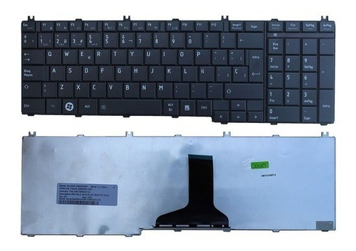 Teclado Toshiba C650 C655 L655 L650 L670 L750 L755 C675 C670