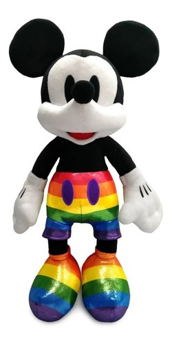 Pelúcia Disney Store Mickey Mouse Rainbow 44cm Lbtqi+