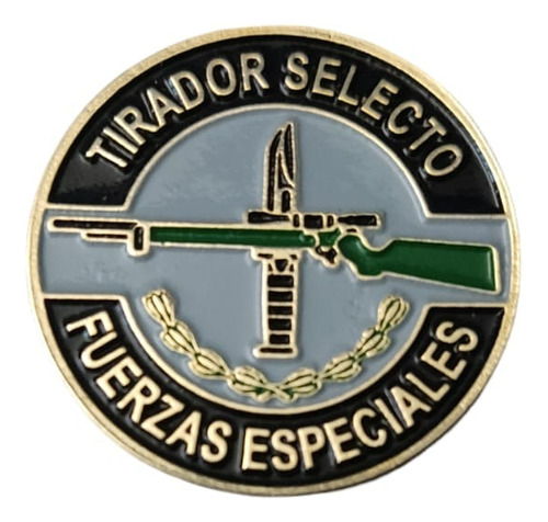 Placa Tirador Selecto Fuerzas Especiales Sedena México