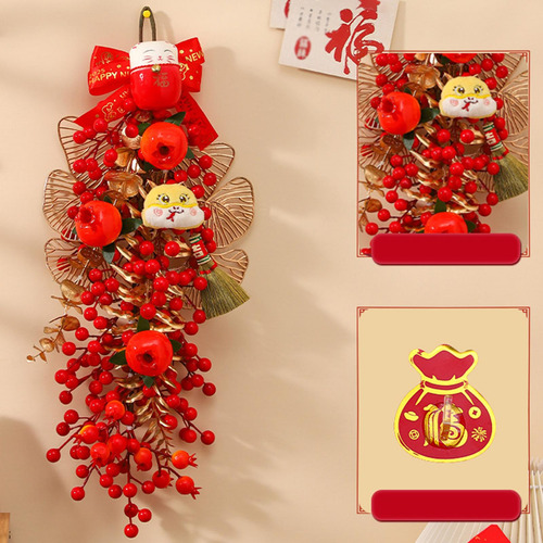 Decoración De Año Nuevo Chino, Colgador De Adorno Estilo D