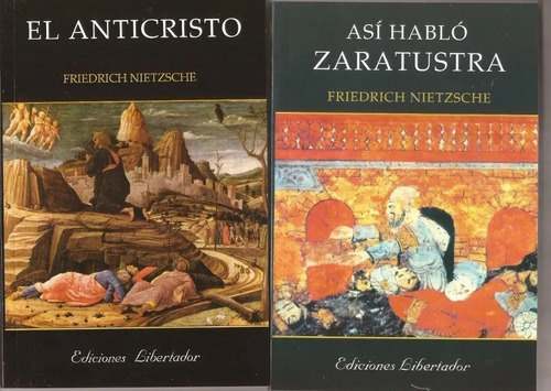 Así Habló Zaratustra Y Anticristo Packx2 Friedrich Nietzsche