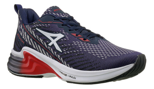 Imagen 2 de 4 de Zapatillas Athix Venti Dama (marino/blanco/rojo)