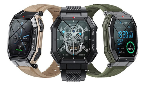 Elegante Reloj Militar Inteligente Para Hombre.