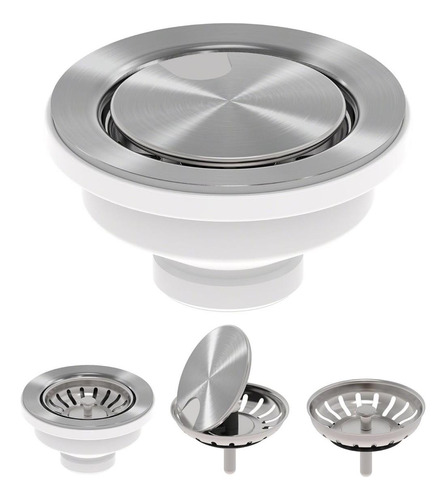 Conjunto De Desagüe Versi De Acero Inoxidable De Kraus Con