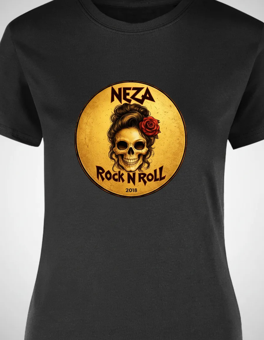 Playera Nezarock  Logo Original Mujer — 2