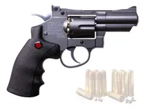 Comprar Pistola Revólver Co2 Diabolos Y Municiones Bbs Replica 357