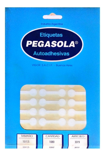 Etiquetas Pegasola Blanca Medida A6 Caja X 30 Planchas