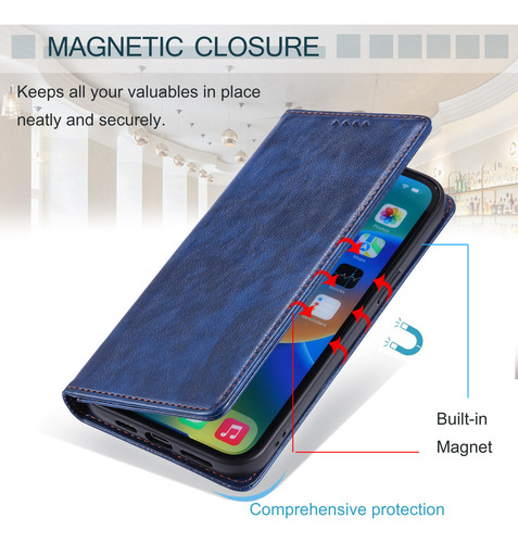 Funda Tipo Cartera Para Teléfono Redmi 13c 12 10 10c 9 11a
