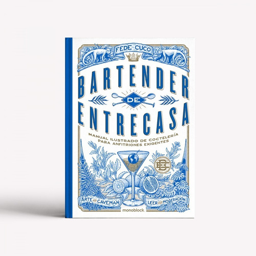 Libro Bartender De Entrecasa 3era Edic. Coctel Tragos Fede Cuco