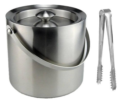 J Juego De Pinzas Para Hielo Bar Bucket De 3 Litros Para