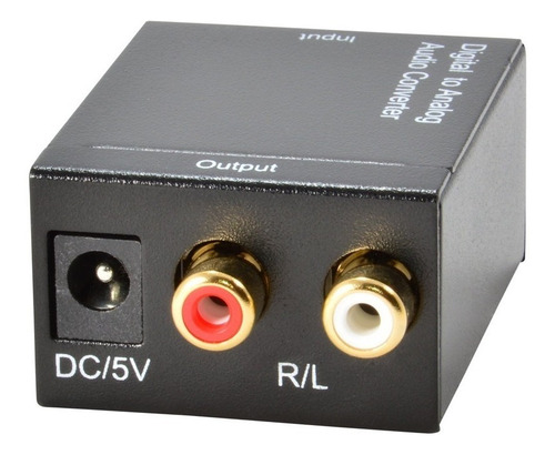 Imagen 2 de 8 de Convertidor Adaptador Digital Audio Optico Rca +cable Óptico