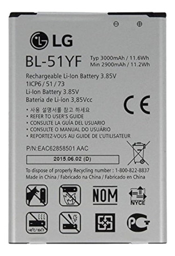 Bateria Para LG G4 Bl-51yf H815 H818 H819 Vs986