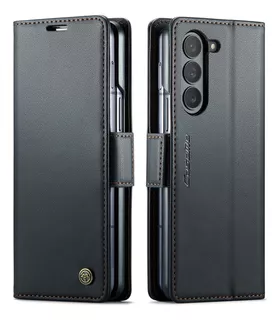 Funda De Cuero Antirrobo Para Samsung Galaxy Z Fold5 5g Car