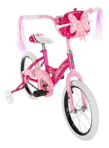 Bicicleta Infantil Minnie Huffy Rodada 16 Disney Niña