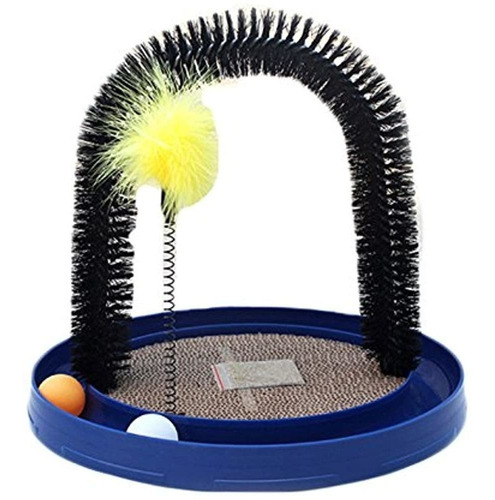 Donhouse Turbo Scratcher Cat Toy Con Catnipself Groomer Y Ma