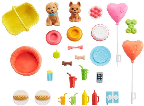 Barbie Picnic De Cachorritos
