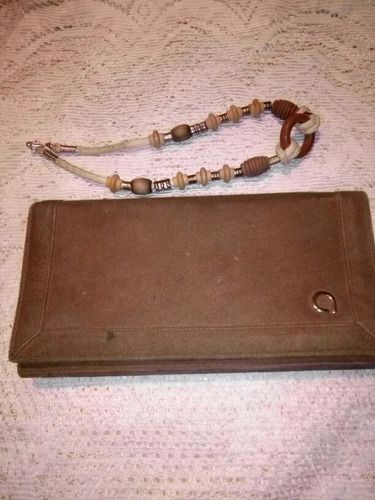 Cartera Sobre Marrón Antigua 