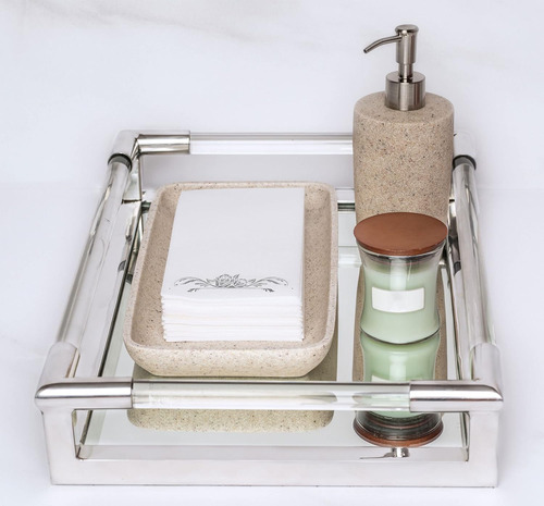 Servilletas De Papel Airlaid Con Estampado De Hoja De Plata