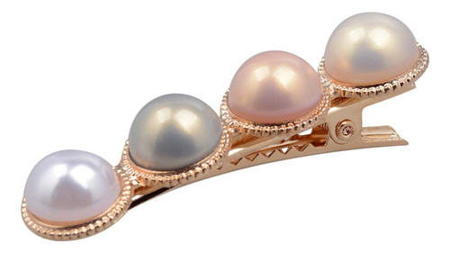 Mujeres Niñas Sweet Four Faux Pearls Pin De Cabellero Pinza