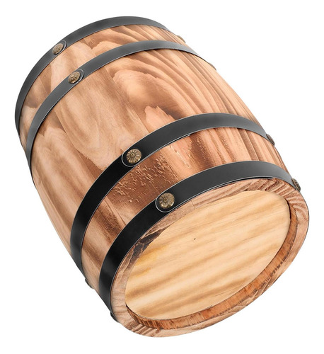 Dispensador De Whisky Retro En Barril De Roble M Marrón
