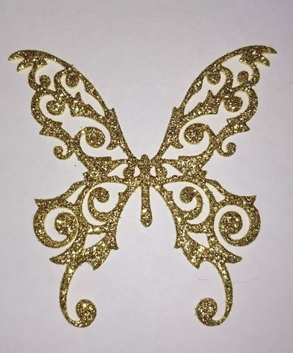 Mariposas Hermosa 8 X 7,5cm Caladas Figura Troquelada Scrap
