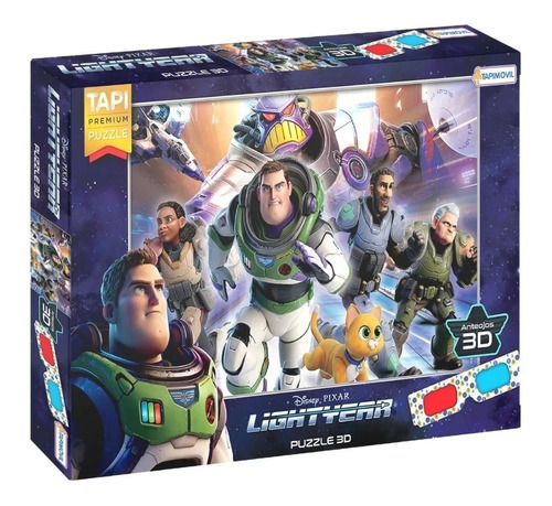 Puzzle 60 Pzas Rompecabezas Buzz Lightyear Disney Lentes 3d