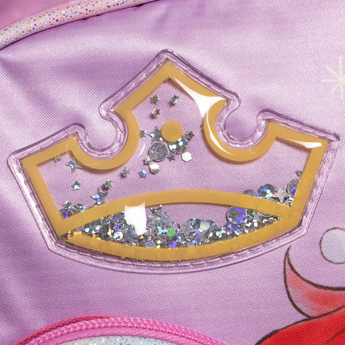 Mochila Princesas Disney Original Ruz Kinder Con Ruedas Rosa Liso