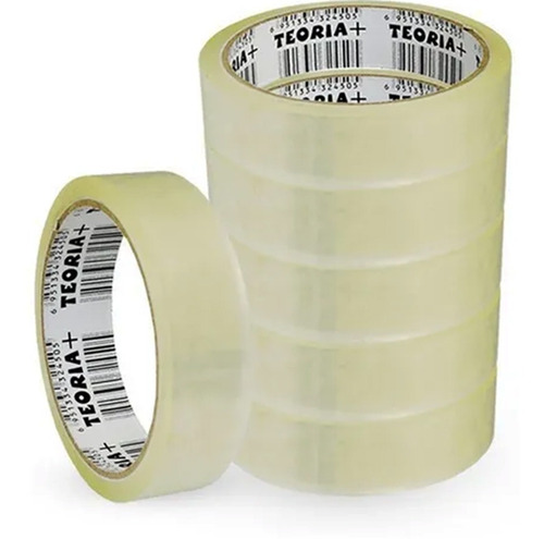 Cinta Adhesiva Embalaje Transparente 24x45m Pack X6 Teoría+